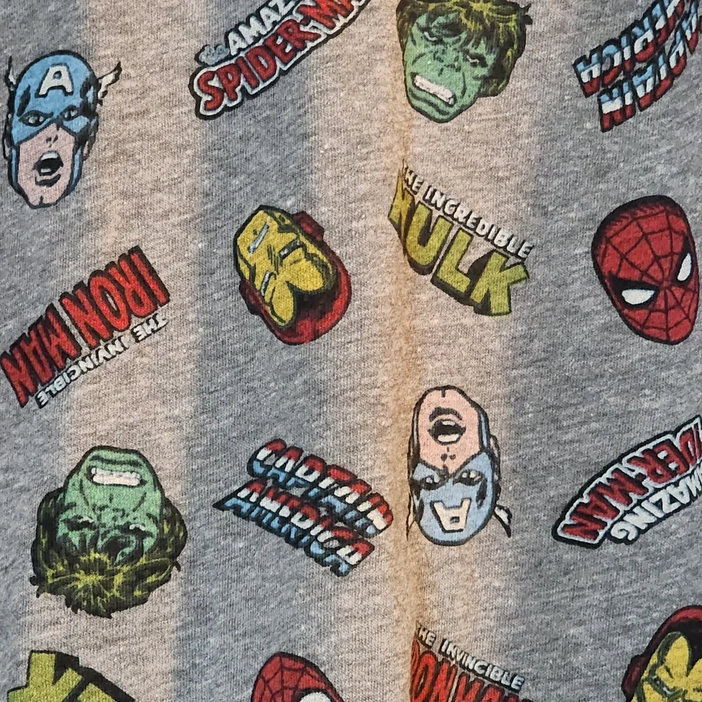 Nwot Marvel Gray Graphic Tee
